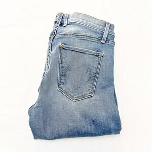 Mcguire Flare Raw Hem Denim Jeans Zip Fly Style 99B Size 27